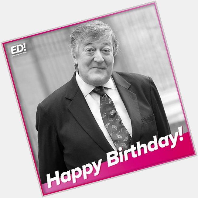 Happy Birthday Stephen Fry!       