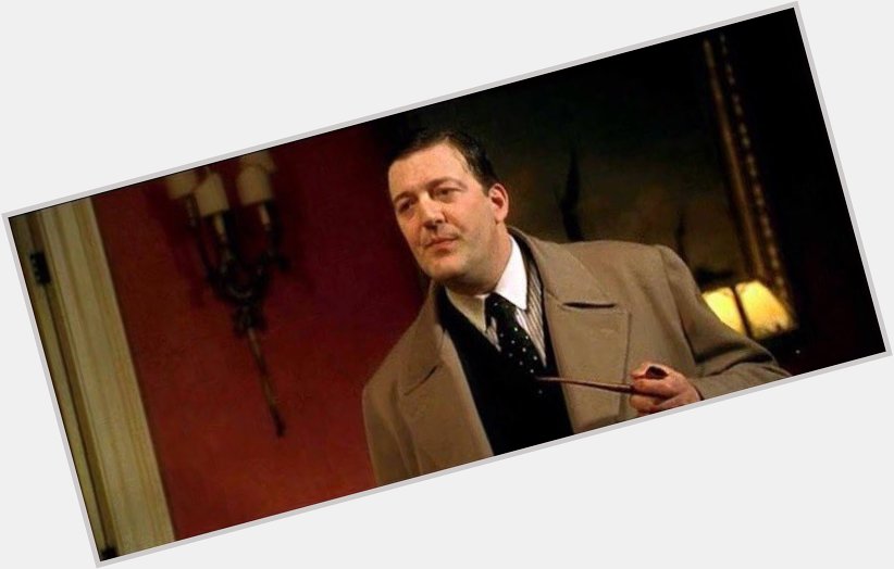Happy birthday to the great Stephen Fry. He was splendid as the proverbial English inspector in Gosford Park. 