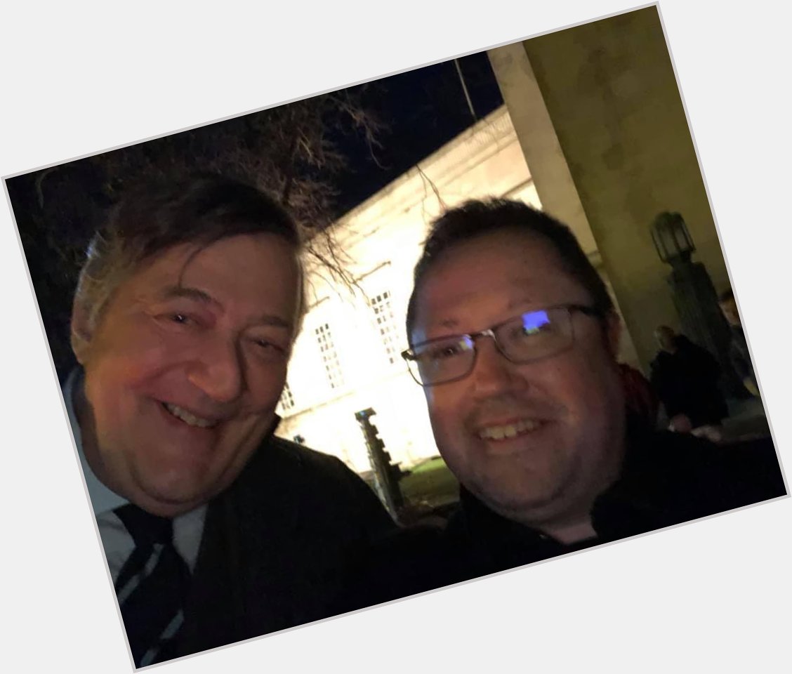 Happy 65th Birthday to actor Stephen Fry Yes, I had a selfie with Stephen a few years ago!     