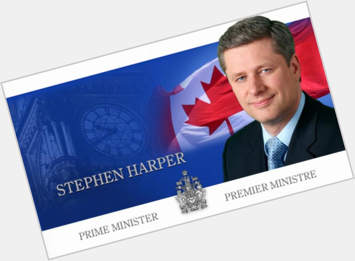  Happy Birthday Prime Minister Stephen ,born 1959 April 30 