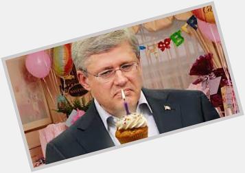 Happy Birthday Stephen Harper! Don\t be a party pooper... - Stacie & Joel 