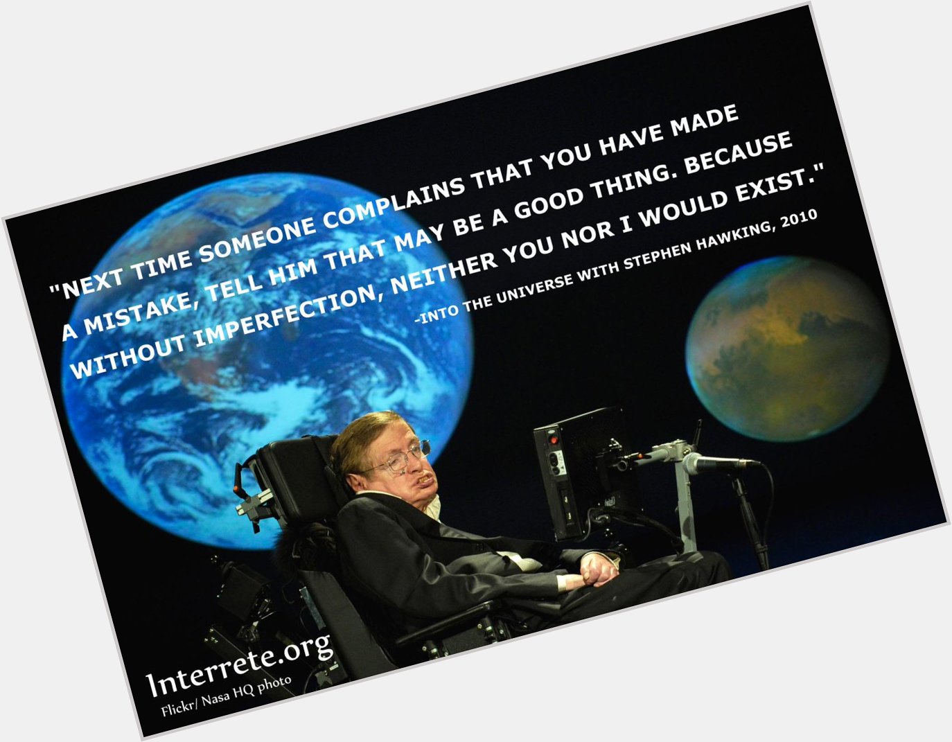 Happy 73rd Birthday Stephen Hawking! You\re an inspiration to all of us!  