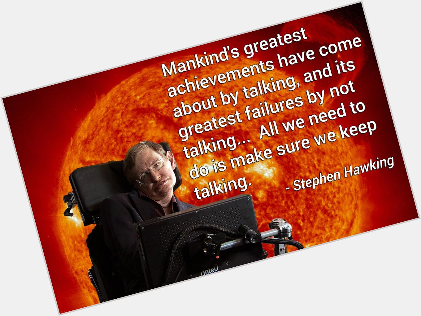 Happy birthday to theoretical physicist & cosmologist, Stephen Hawking, born this day in 1942  