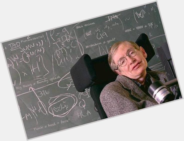 Happy birthday Stephen Hawking! :) 