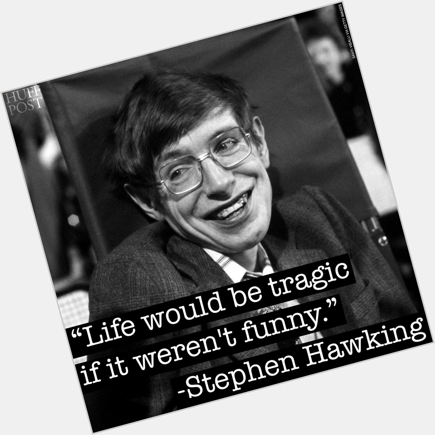 \" Happy birthday, Stephen Hawking  