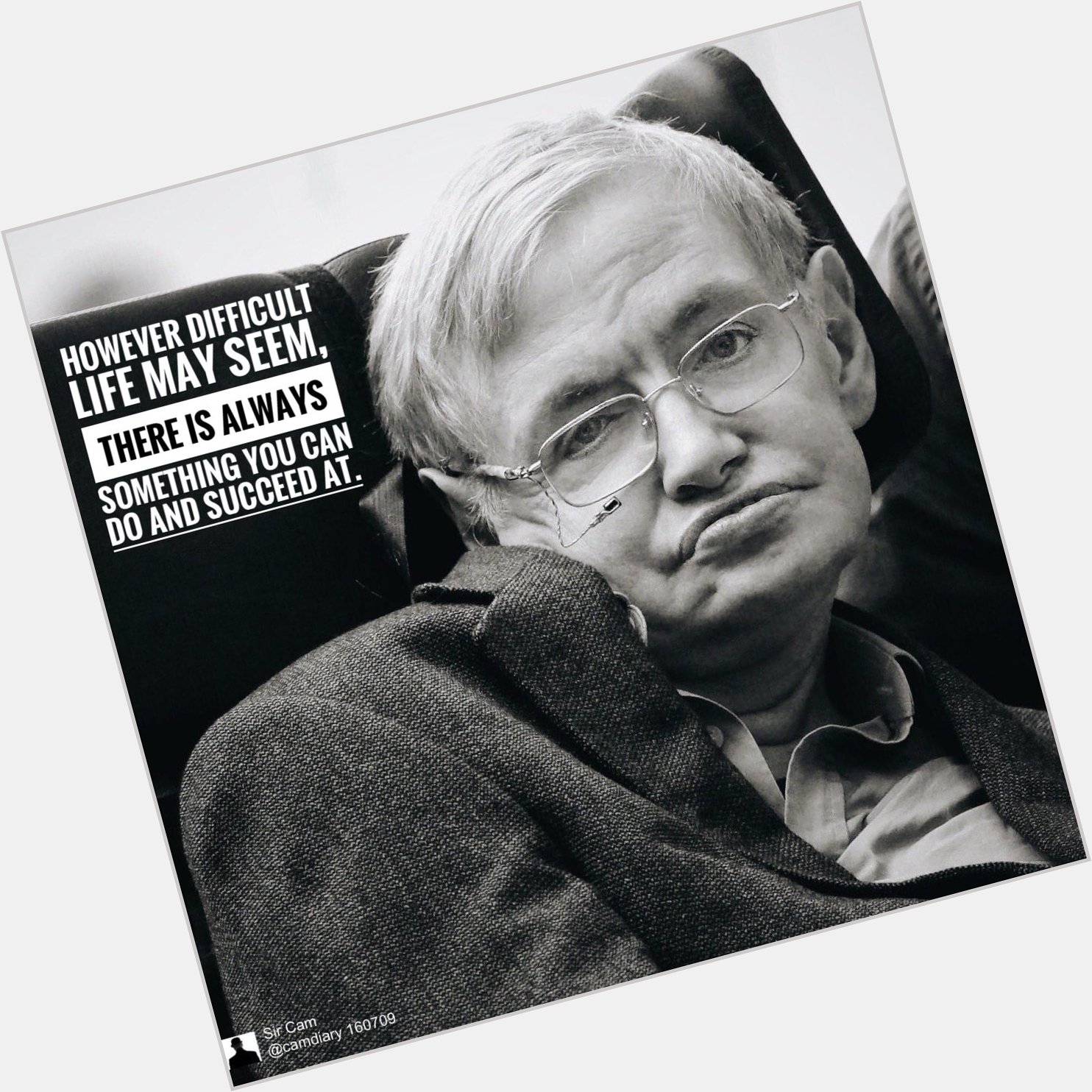 Happy Birthday, Stephen Hawking.  
