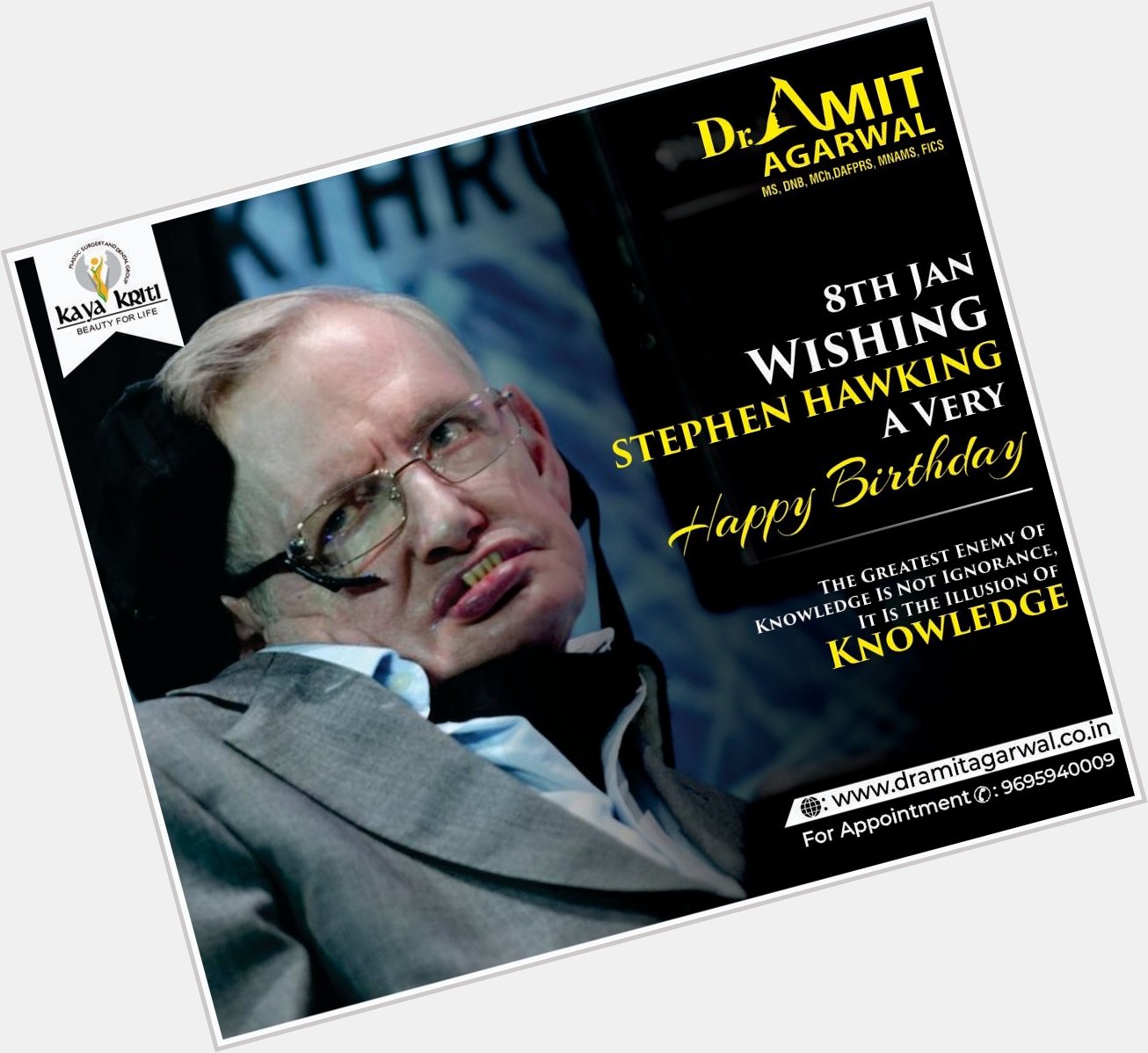 Happy Birthday to Dr. Stephen Hawking 