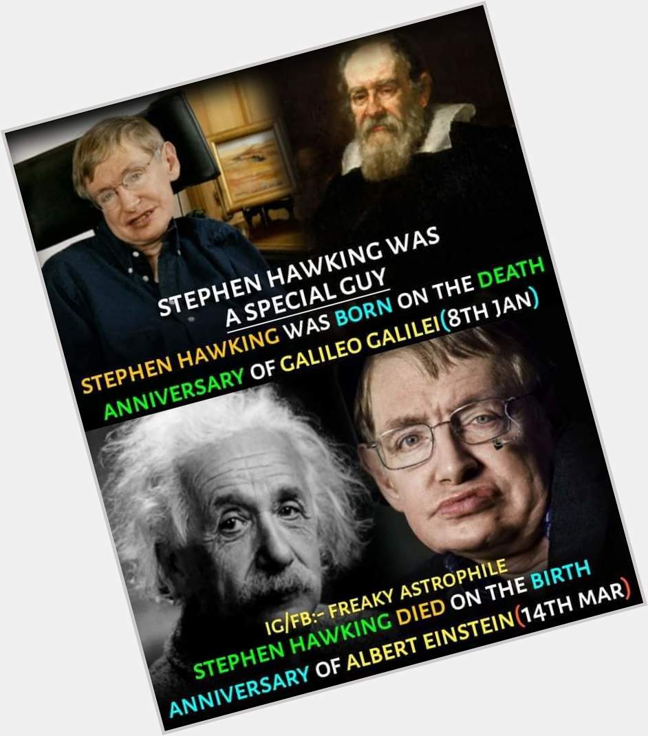 Happy birthday Stephen Hawking 