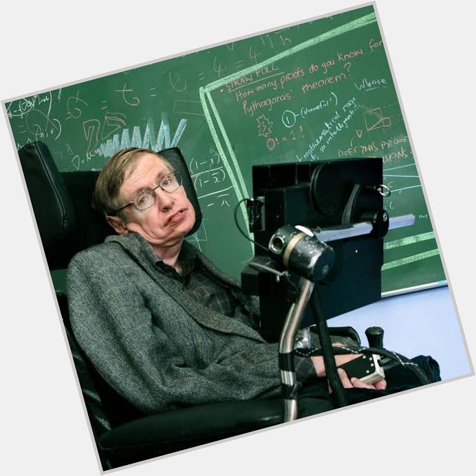 Happy birthday and rest in peace Stephen Hawking. 