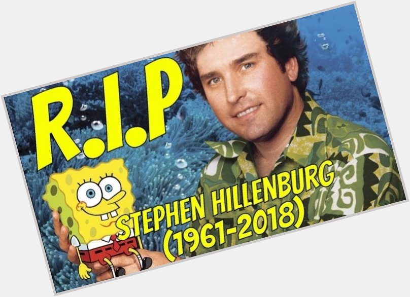 Happy birthday to Stephen Hillenburg, the creator of Spongebob Squarepants who sadly passed away last year. 