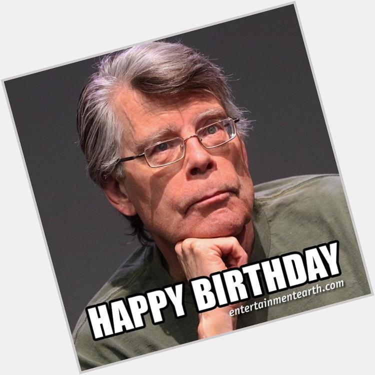 Happy 67th Birthday to Stephen King! Shop Collectibles:  