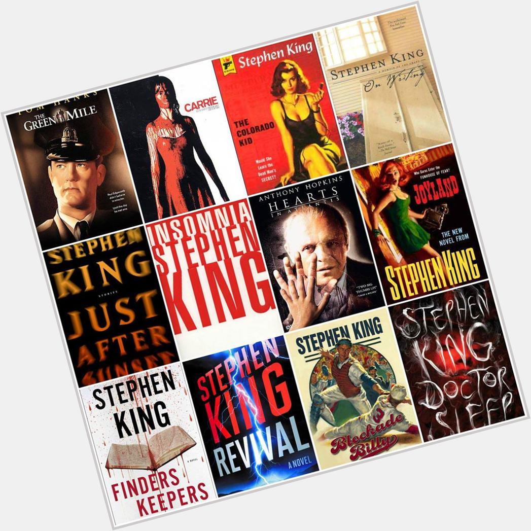 Happy birthday to Stephen King, master of so many genres. Stop by & check out your fave King today. 
