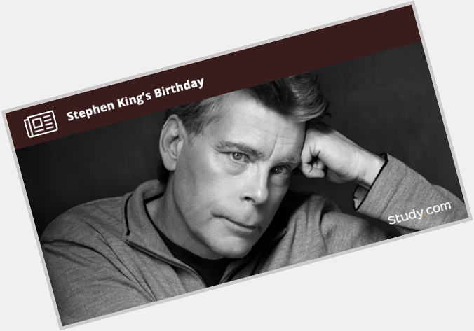 Happy Birthday to the King of Horror, Learn all about Stephen King:  