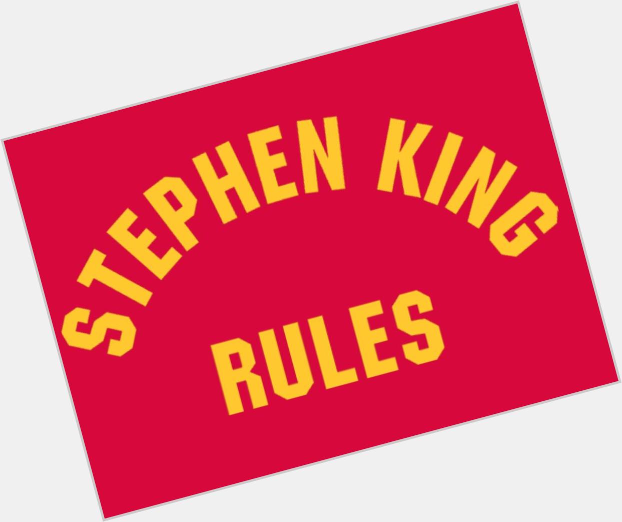 A Very Happy Birthday to Stephen King! Read More 