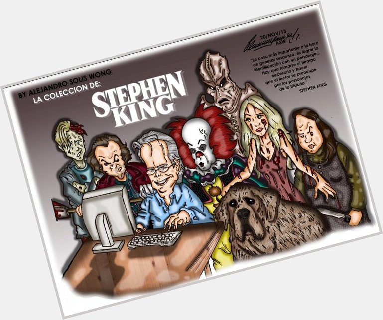 Stephen King a 70 ans aujourd\hui. Happy Birthday à l\un des rois de nos nuits blanches ! 