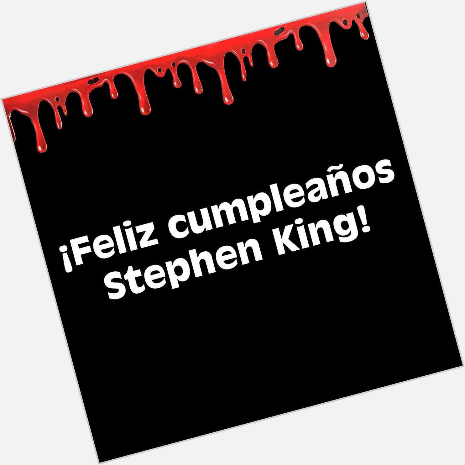  Happy birthday, dear Stephen King! Hoy celebramos al maestro indiscutible de la narrativa de terror. 