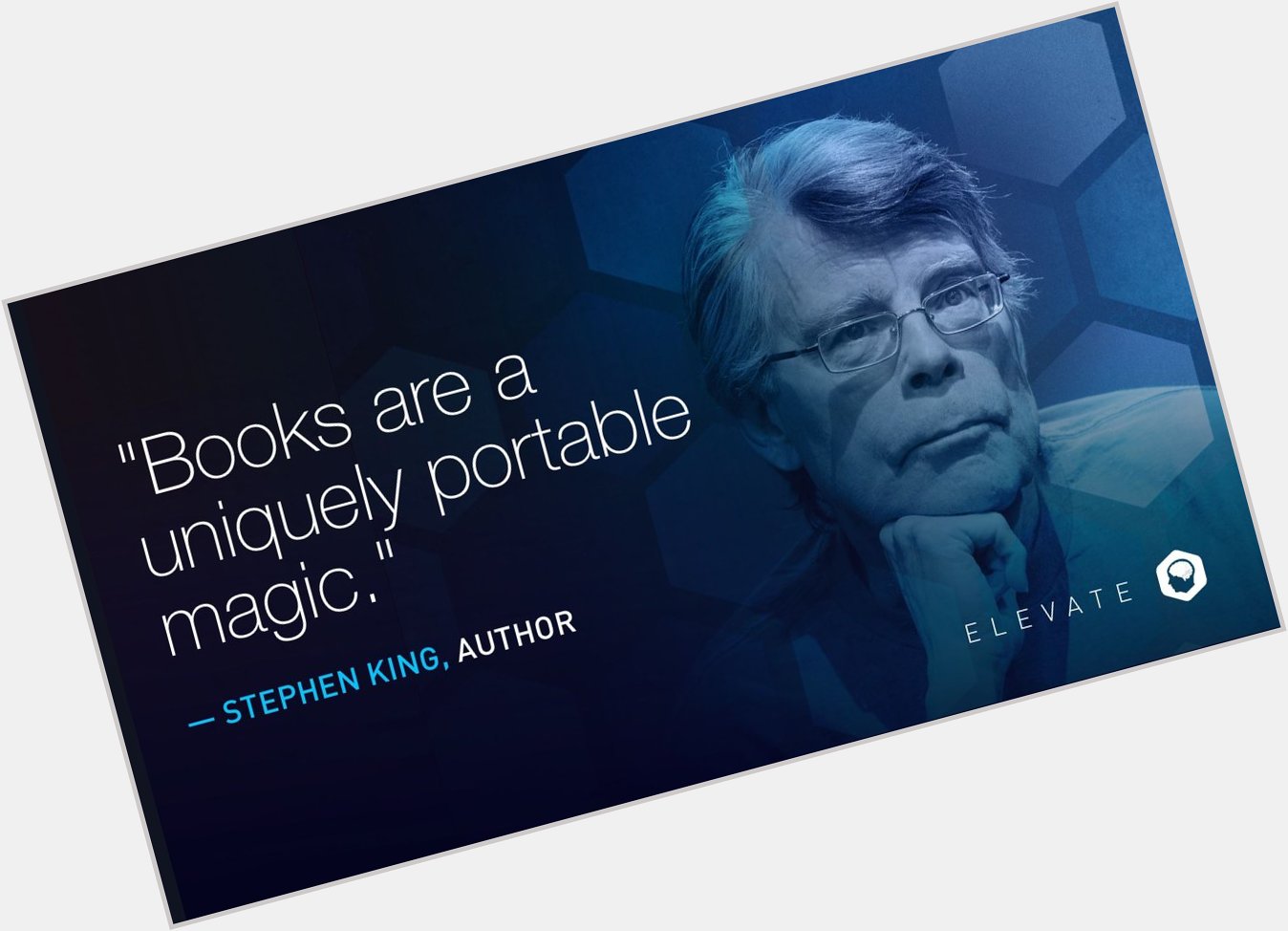 Happy birthday to the American author, Stephen King. His books have sold more than 350 million copies. 