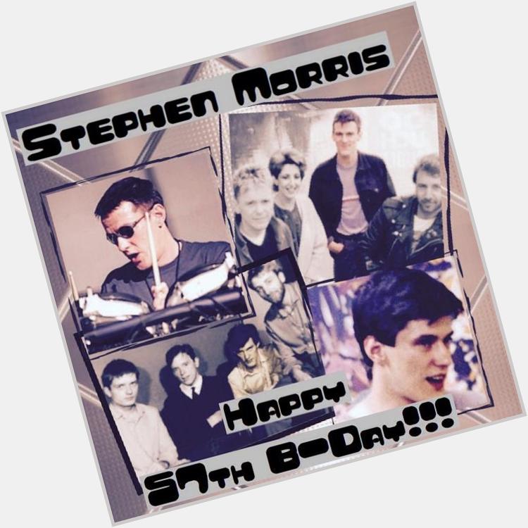 Stephen Morris 

( D of Joy Division, New Order, The Other Two )

Happy 57th Birthday !!!  