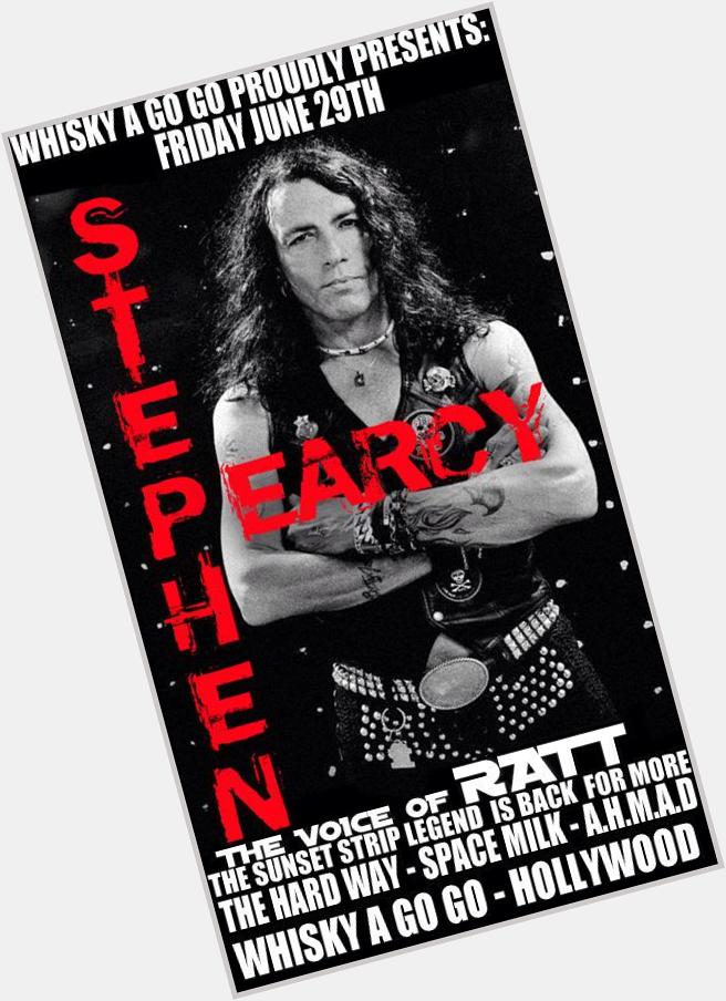 Happy Birthday Stephen Pearcy Original Singer For Ratt. Performing Over 40 Years    - 