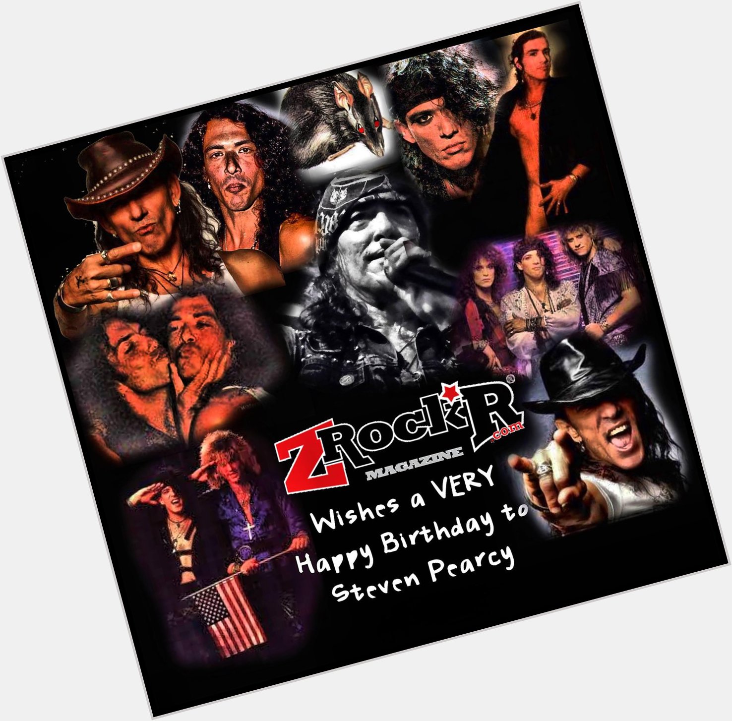 A Very Happy Birthday to Stephen Pearcy From All Of Us At ZRock\R!   
