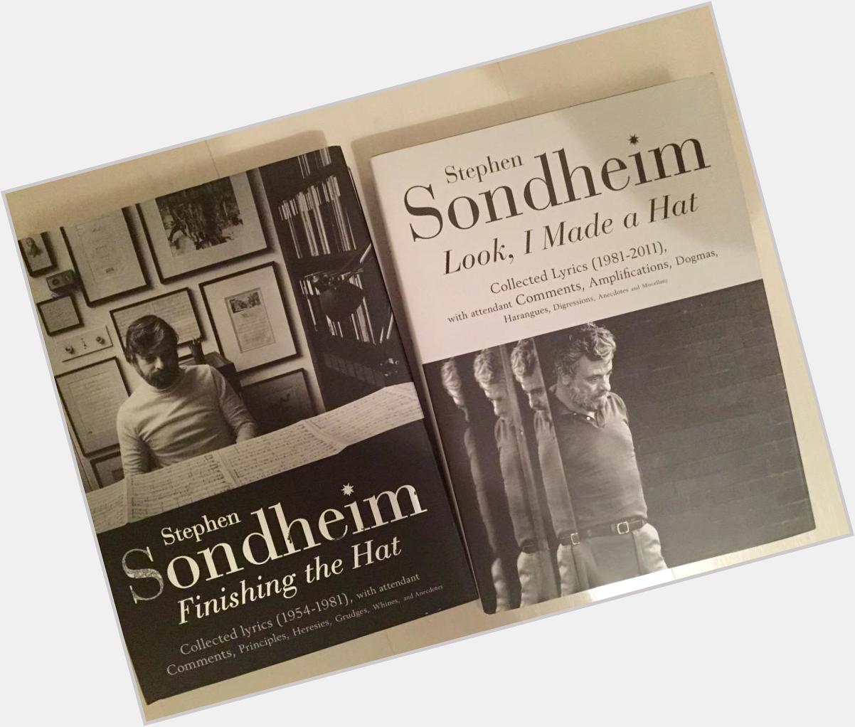 Happy 85th Birthday Stephen Sondheim! A true genius of our time!! 