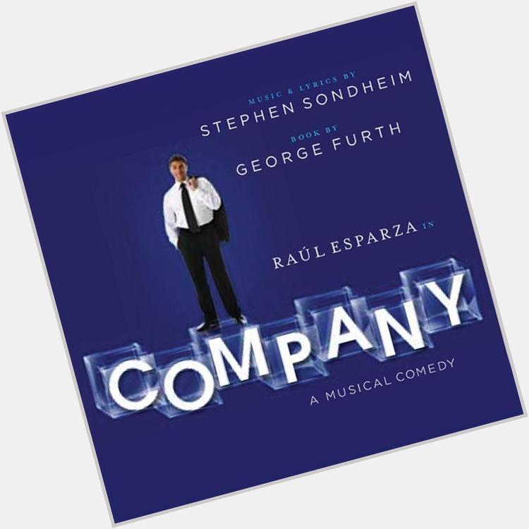Happy Birthday to Stephen Sondheim! I want to thanks him for the beautiful songs in Company! 