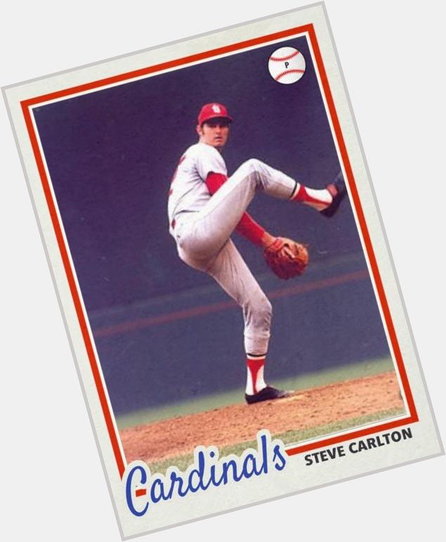 Happy 70th birthday to Steve Carlton. What I wish his 1978 card had looked like..... 