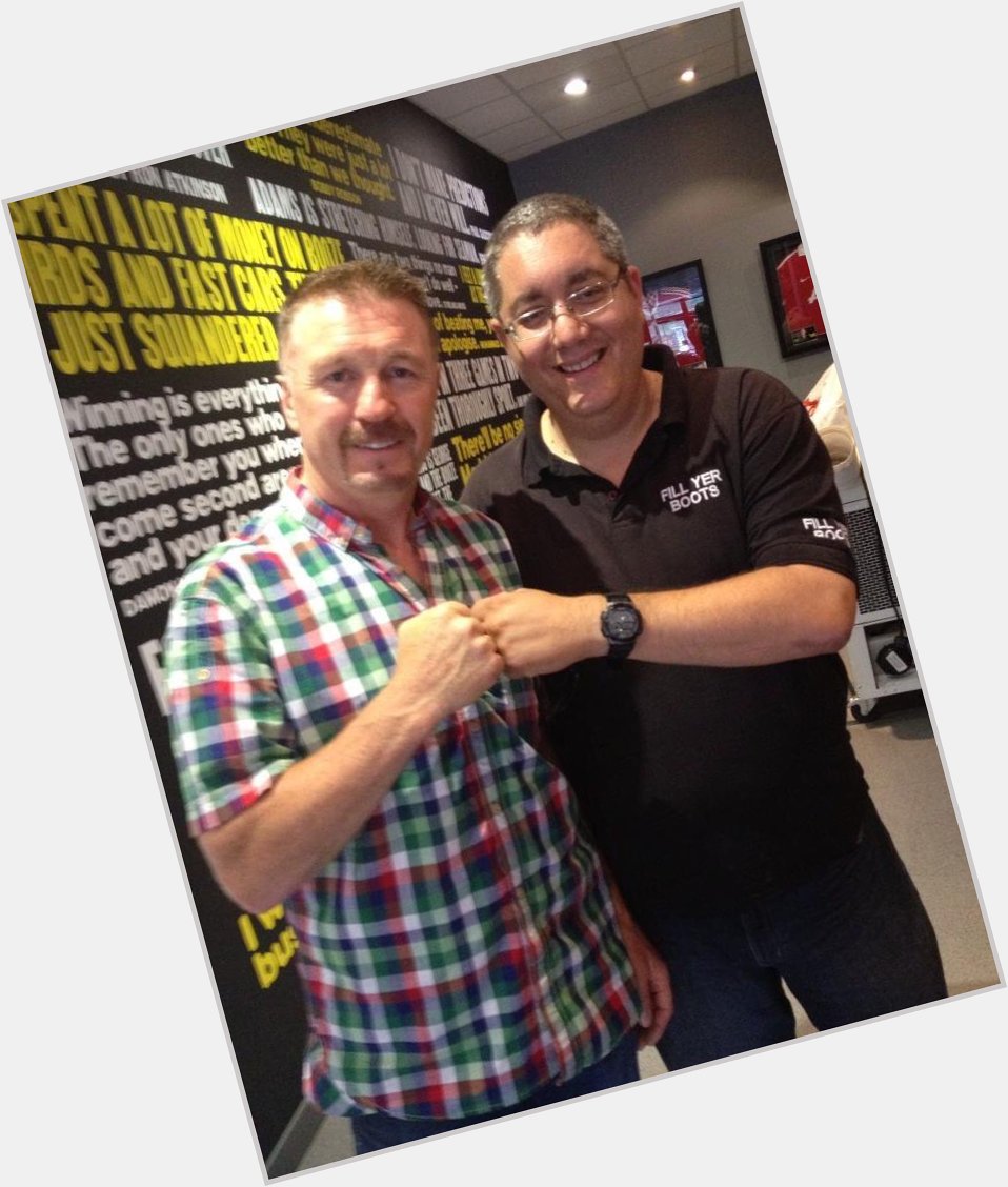 Happy Birthday Steve Collins have a great day my friend 