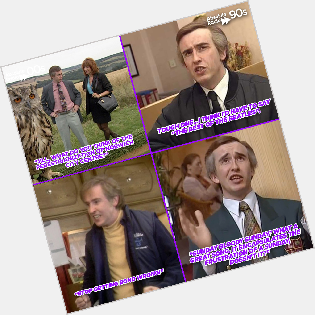 Best Partridge quote?

Today is the 57th birthday of the brilliant Steve Coogan, happy birthday Steve! 
