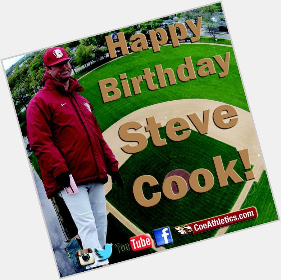 Happy Birthday to Head Coach Steve Cook!   
