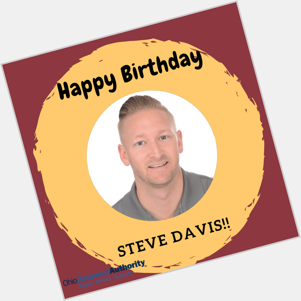 Happy birthday to Inspector Steve Davis ! We hope you have an amazing day!  