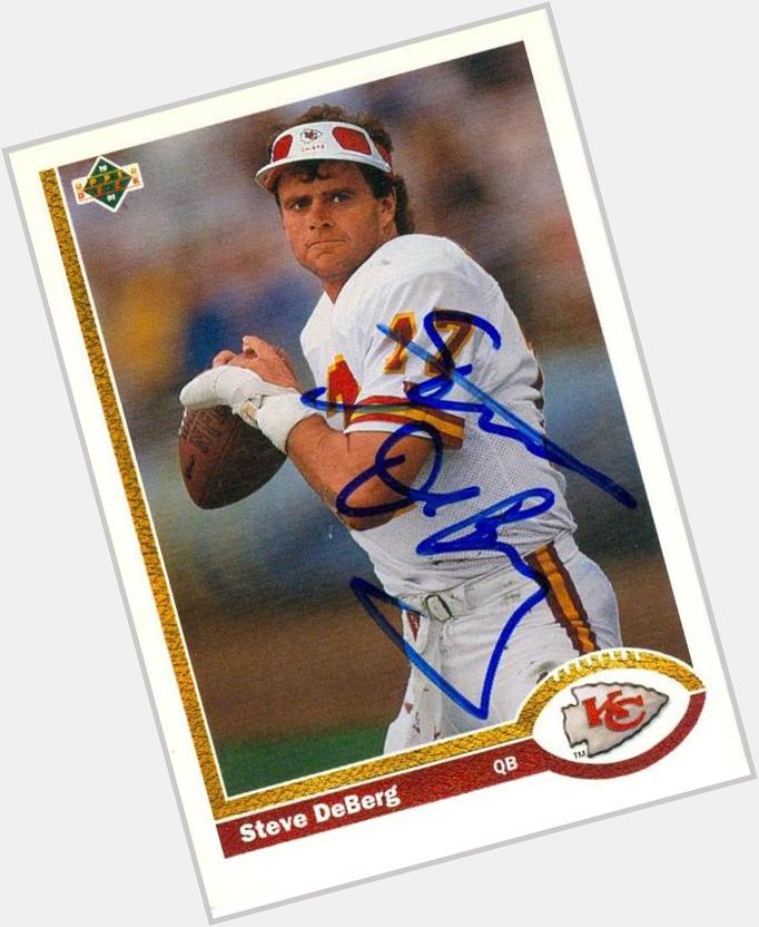 Happy Birthday Steve DeBerg! This card is perfect, the visor, cast & the fact that he was 1000 years old at the time. 