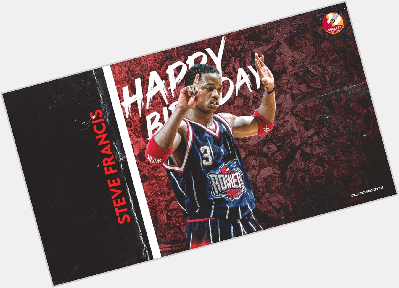 Let\s all wish one of the franchise bests, Steve Francis, a happy 44th birthday! 