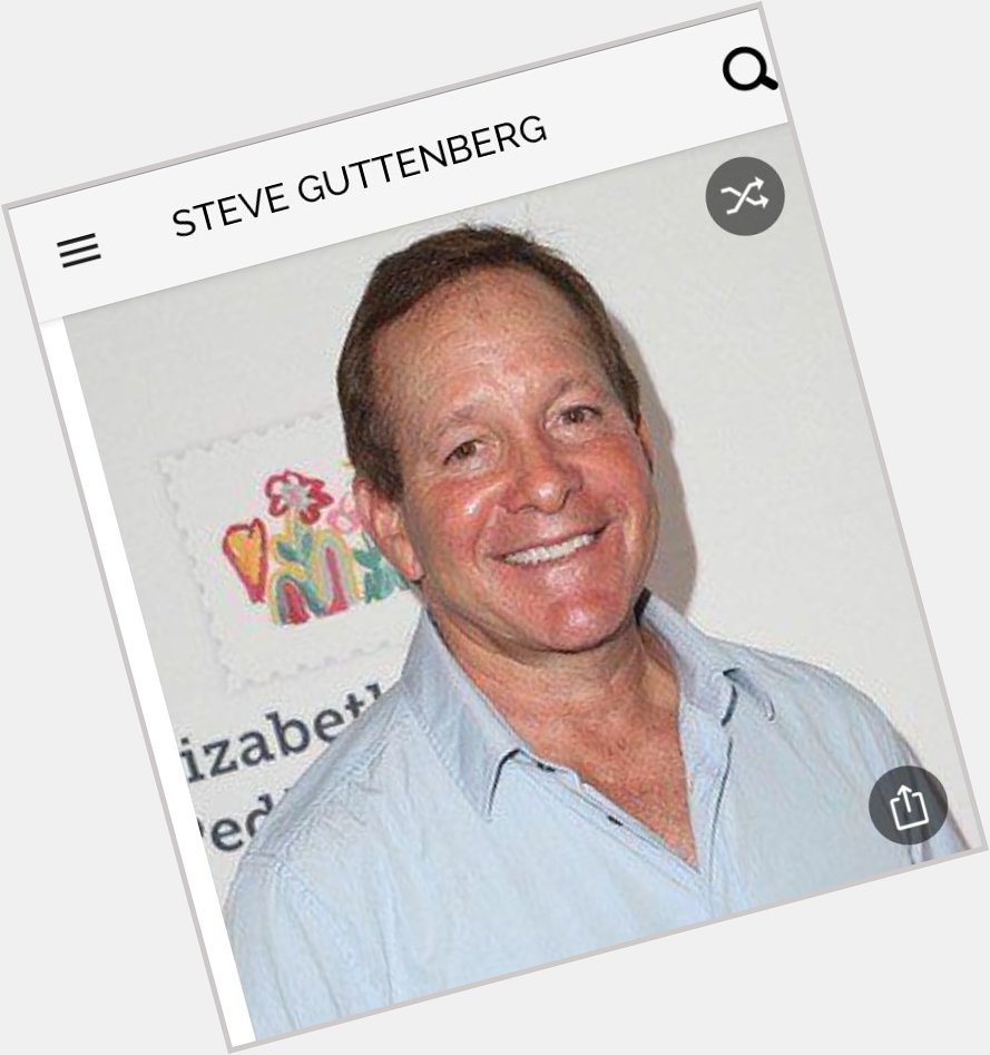 Happy birthday to this great actor.  Happy birthday to Steve Guttenberg 