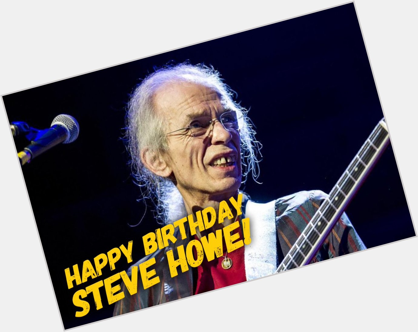 Happy Birthday Steve Howe!

[8 April 1947] 