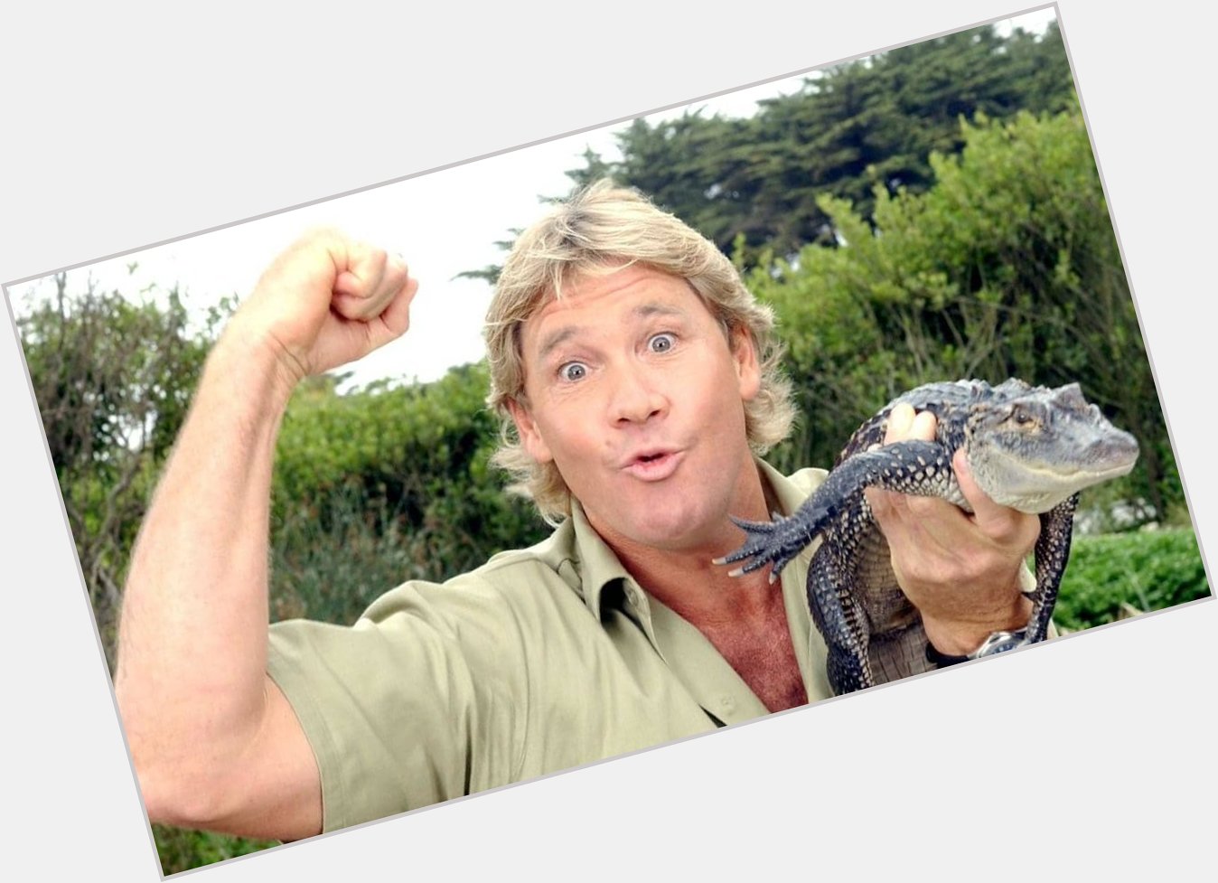 Happy birthday to Steve Irwin. He would have turned 57 years old today 