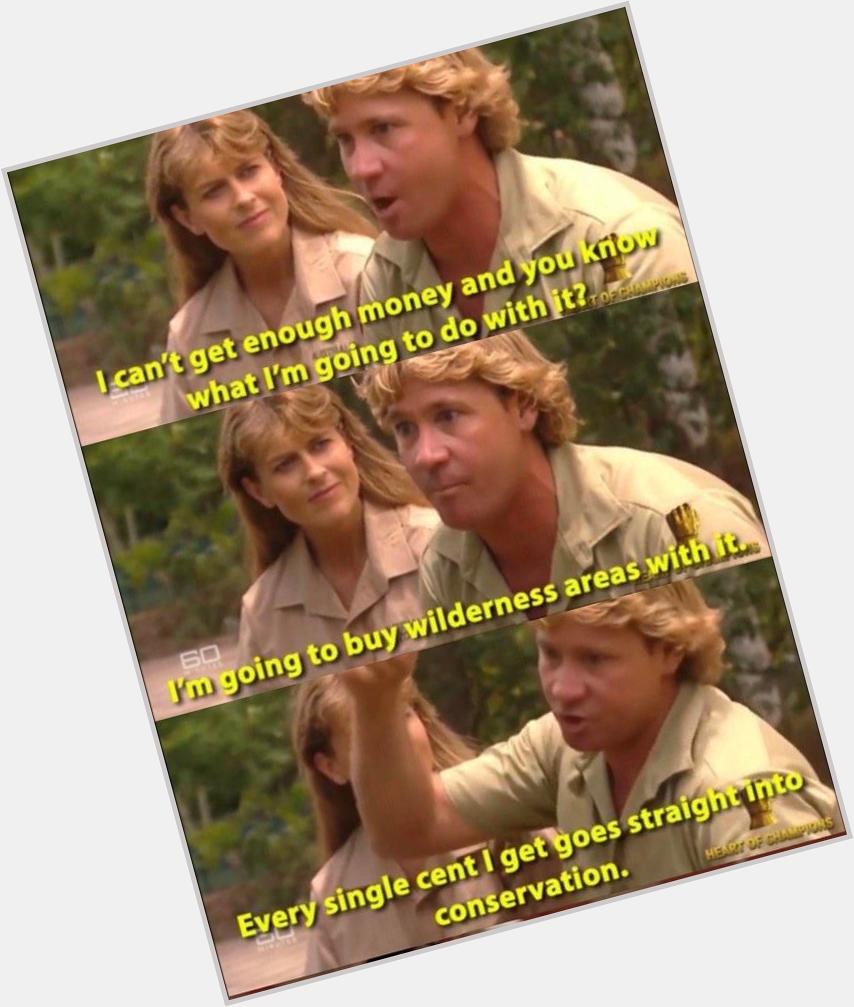 Happy 58th birthday to the wholesome Steve Irwin! 