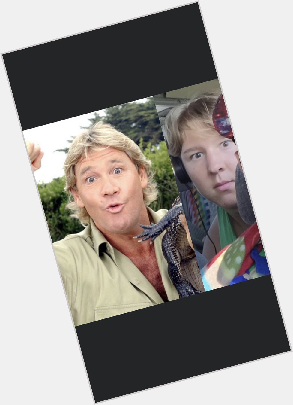 Happy Birthday Steve Irwin. Remember that time I looked like you? 