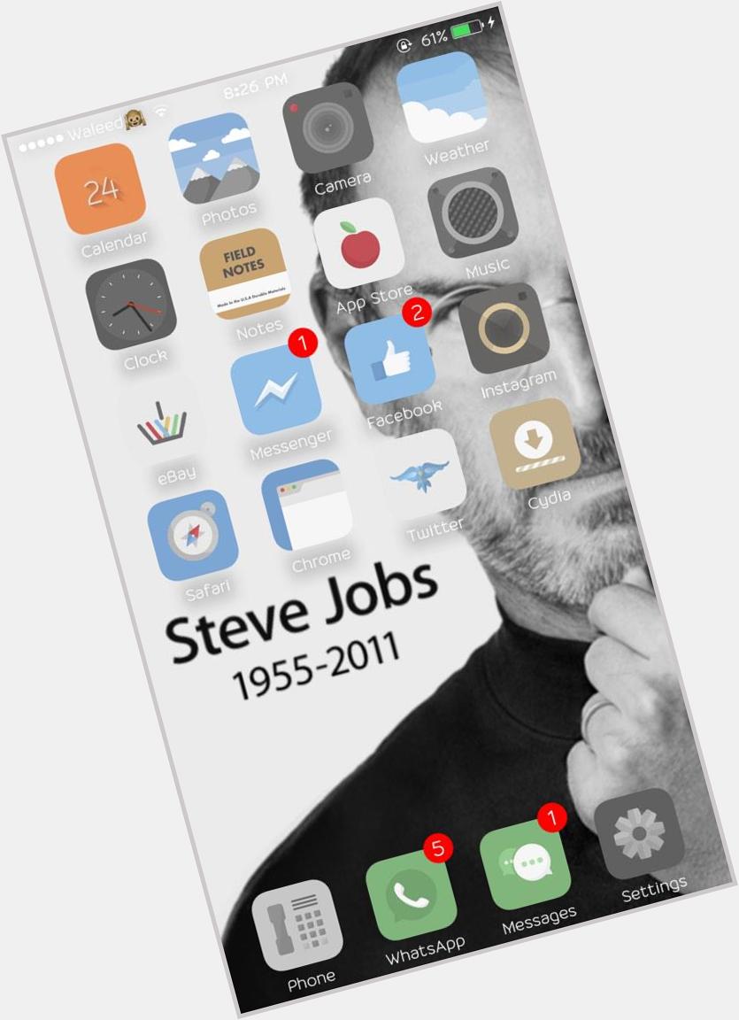 Happy Birthday Steve Jobs Thankyou for the Magical Revolution as iPhone :) 