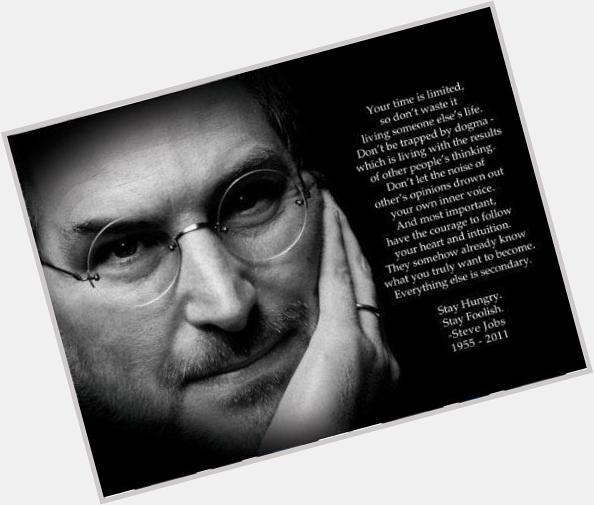 Happy birthday to my homie up in heaven Steve Jobs, 60 years old. 