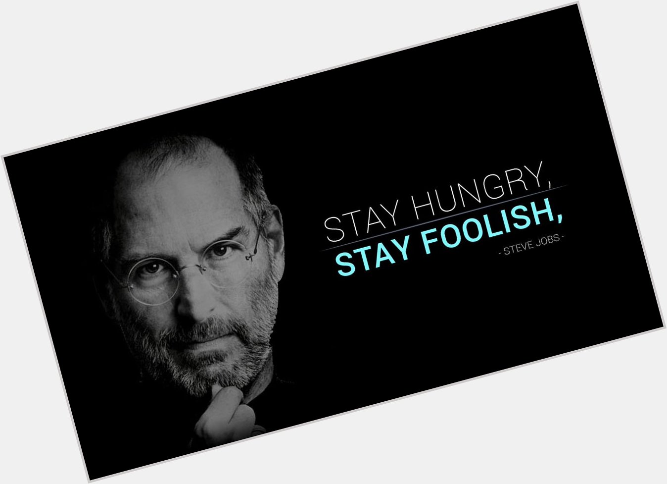 Today would be Steve Jobs\ 62nd Birthday. 
Happy Birthday! 