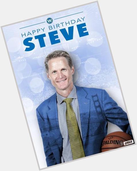 Happy birthday to 5 x NBA champ, Steve Kerr!  
