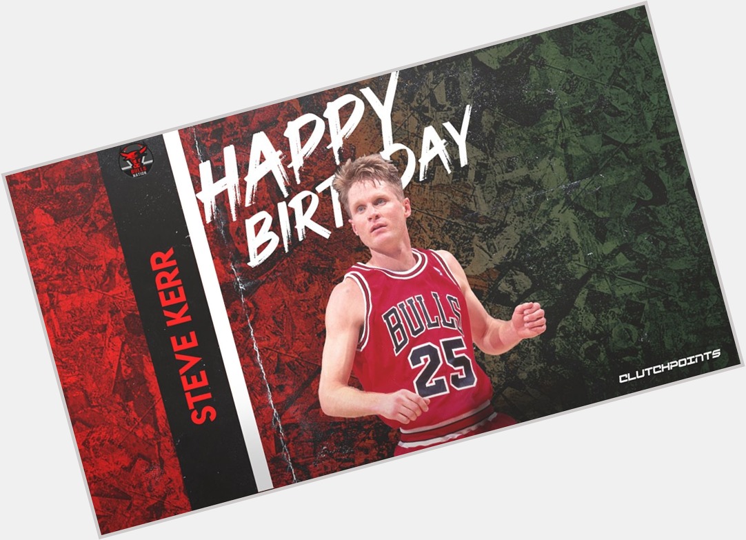 Join Bulls Nation in wishing Steve Kerr a happy 55th birthday! 