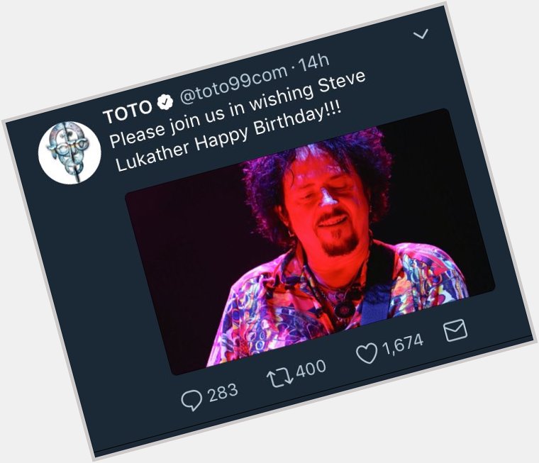 Happy Birthday Mr. Steve Lukather! Follow for more updates on your favourite Rock N Roll bands. 