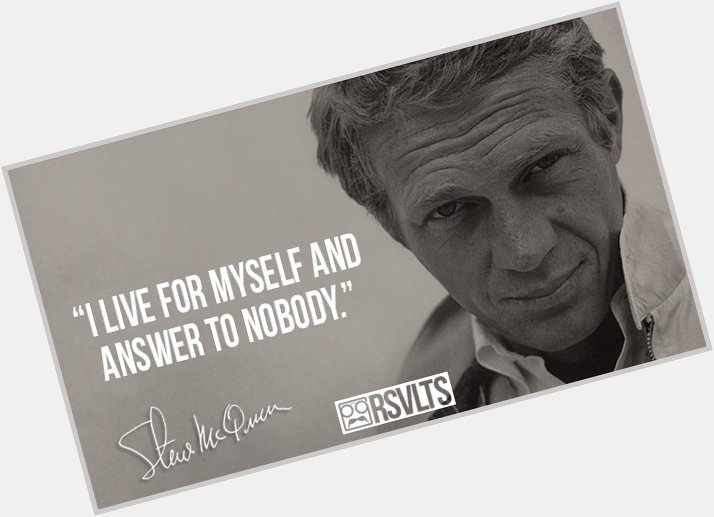 Happy Birthday, Steve McQueen!

Cool never goes out of style. 