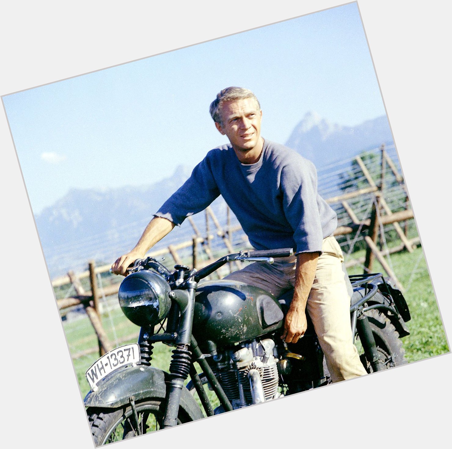  Also, a happy coincidence, Steve McQueen\s birthday. 