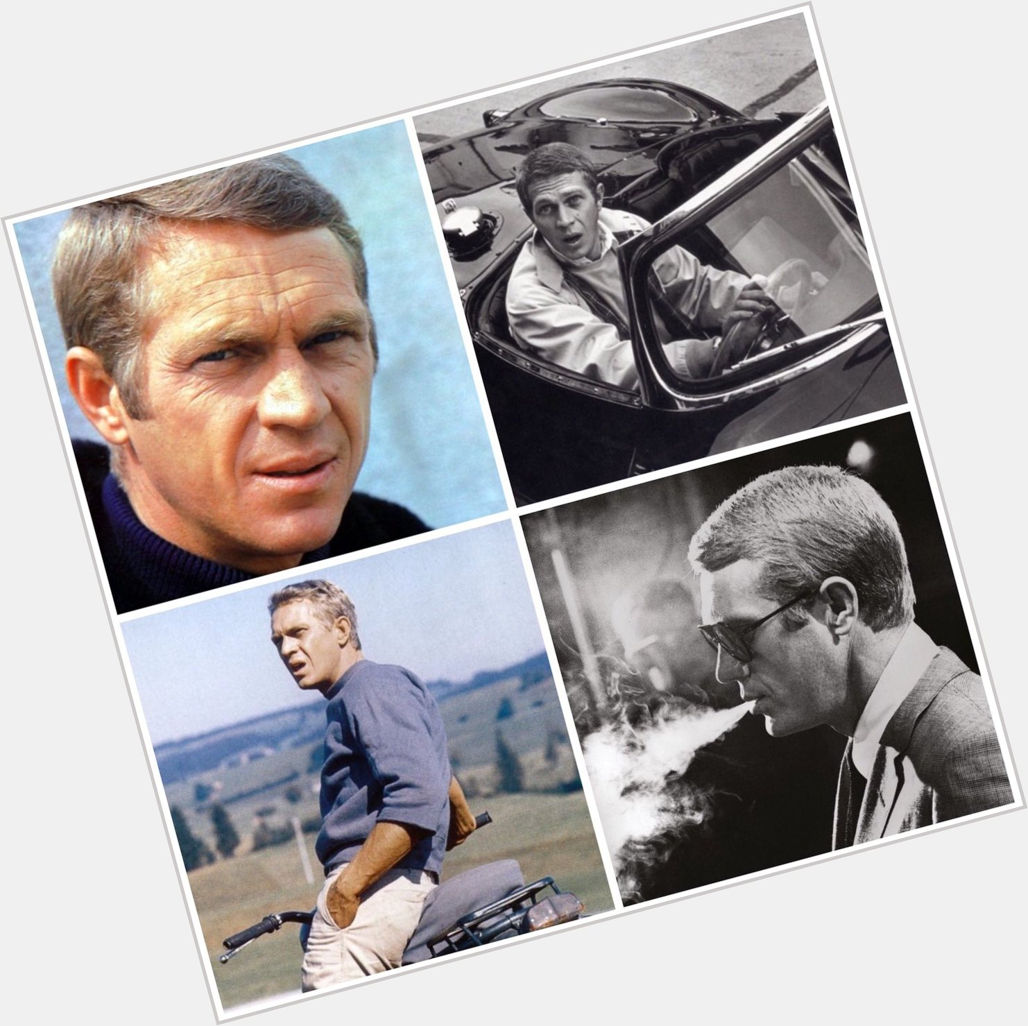 Happy birthday to American screen icon, Steve McQueen (1930-1980).  