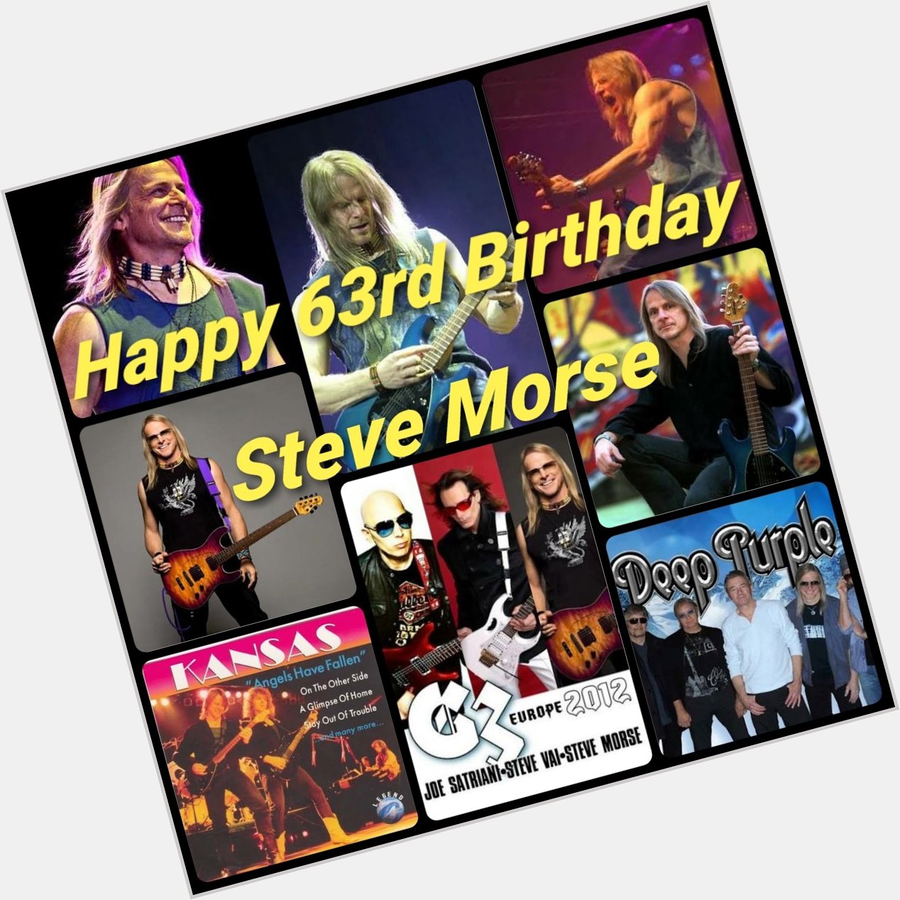 Happy 63rd Birthday Steve Morse  