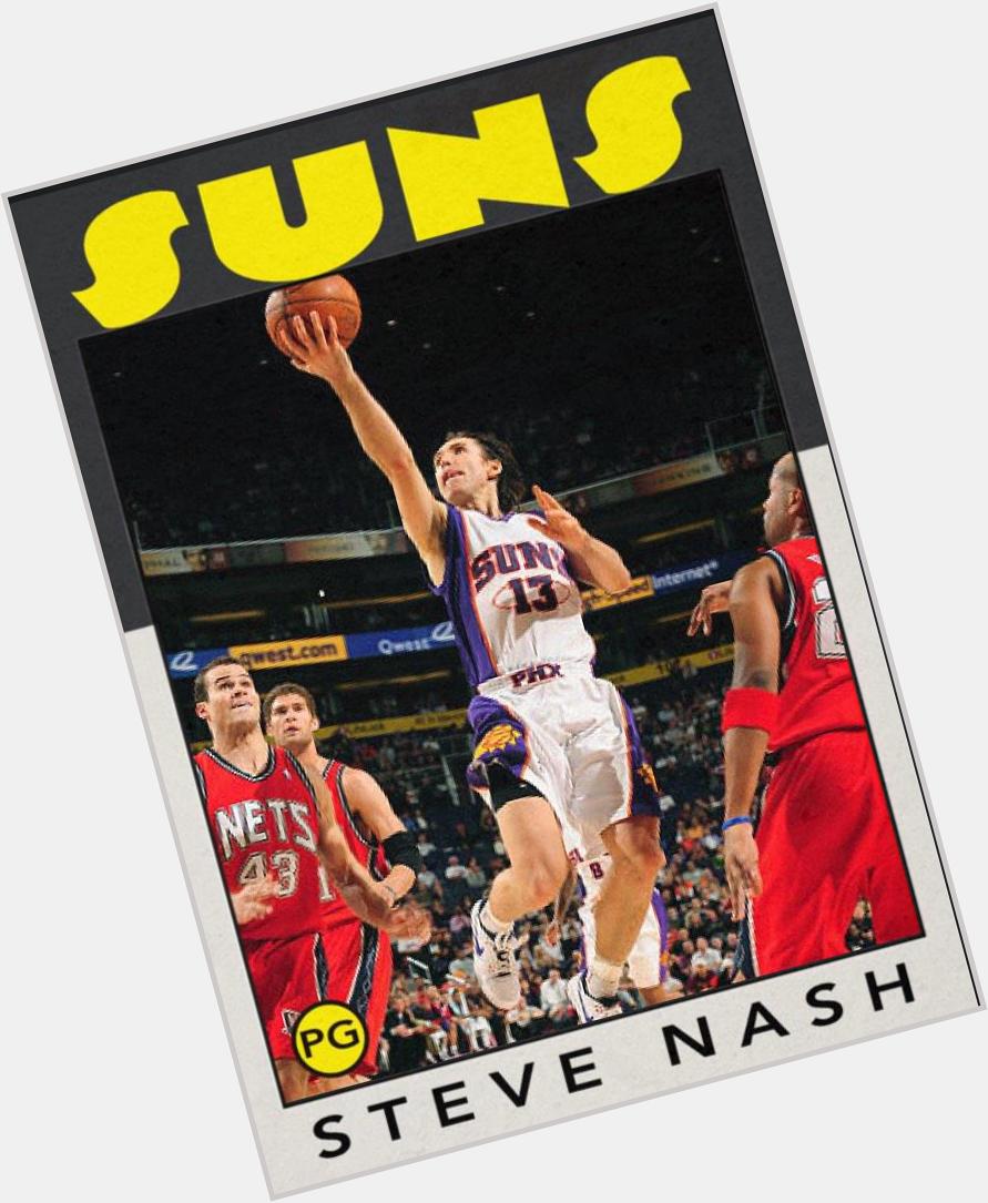 Happy 41st birthday to Steve Nash. Won NBA MVP twice & nailed Elizabeth Hurley. Great career. 