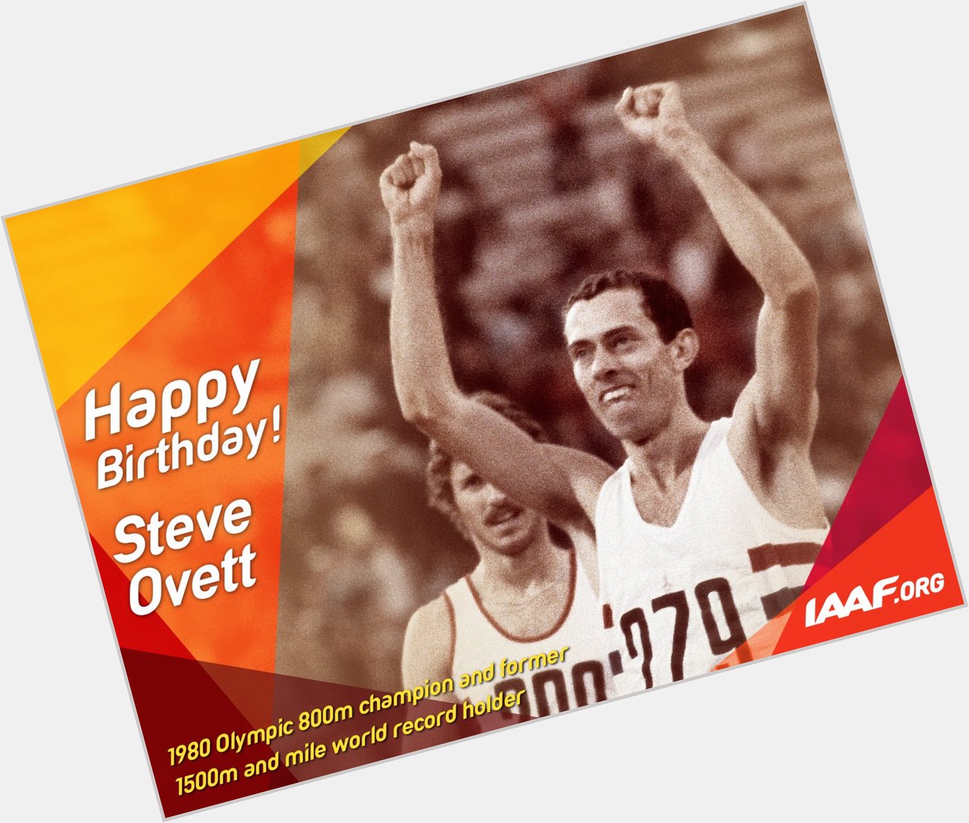 Happy birthday, Steve Ovett! 